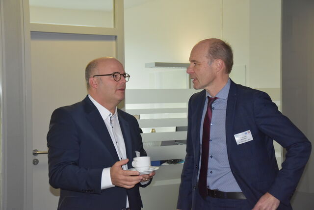 Projektleiter Elmar Damm und Moderator Dr. Karsten McGovern